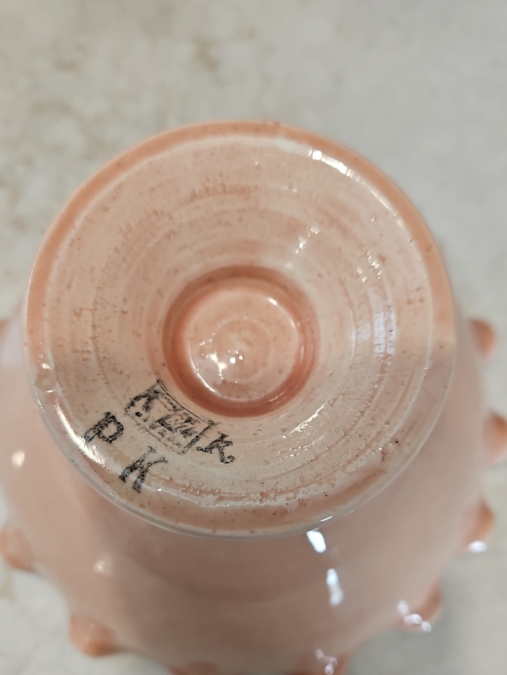 Pretty Pink Ruffled Bowl - Picture 4 of 7